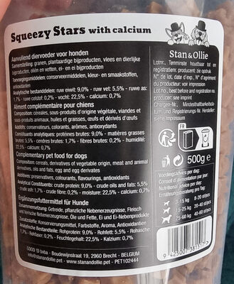 Squeezy Stars with calcium - Product - fr